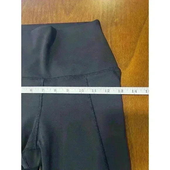 Velocity Womens High Waist Tummy Control Capri Legging Size Black Small (0154) - Picture 5 of 12